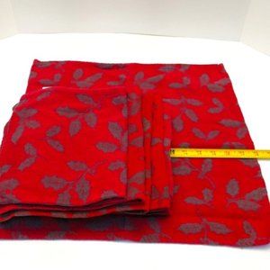 Cloth Napkins - Christmas Holly Print set of 6